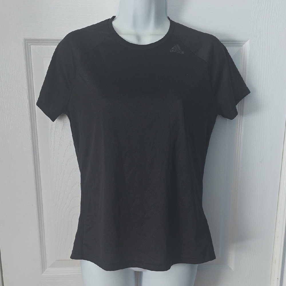 adidas Women's Black Short Sleeve Tee